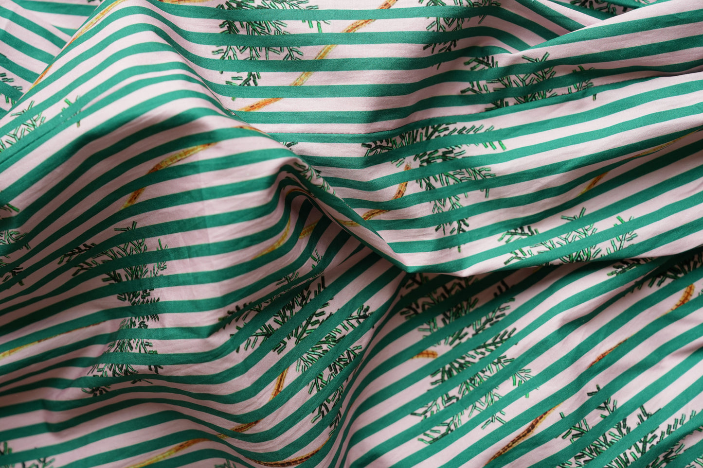 PALM STRIPE LINEN
