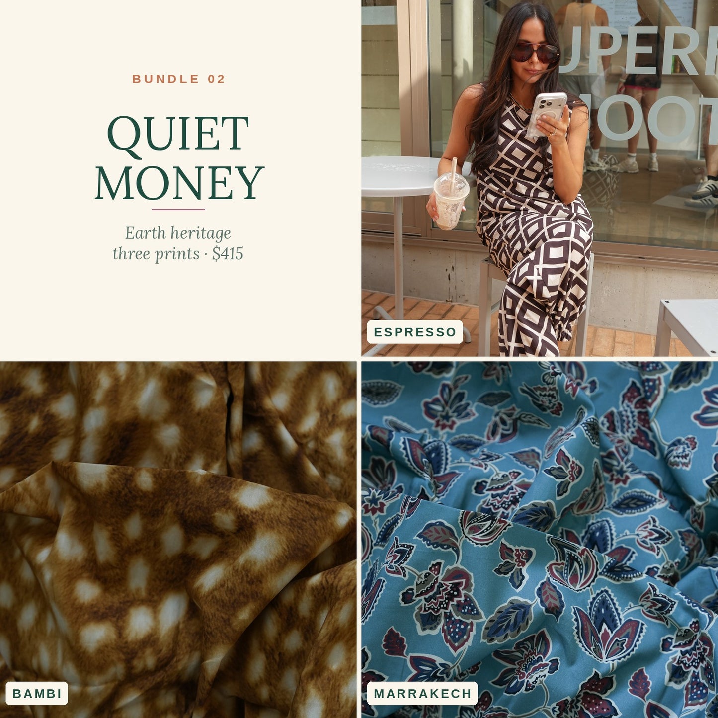 QUIET MONEY — Heritage Linen Bundle